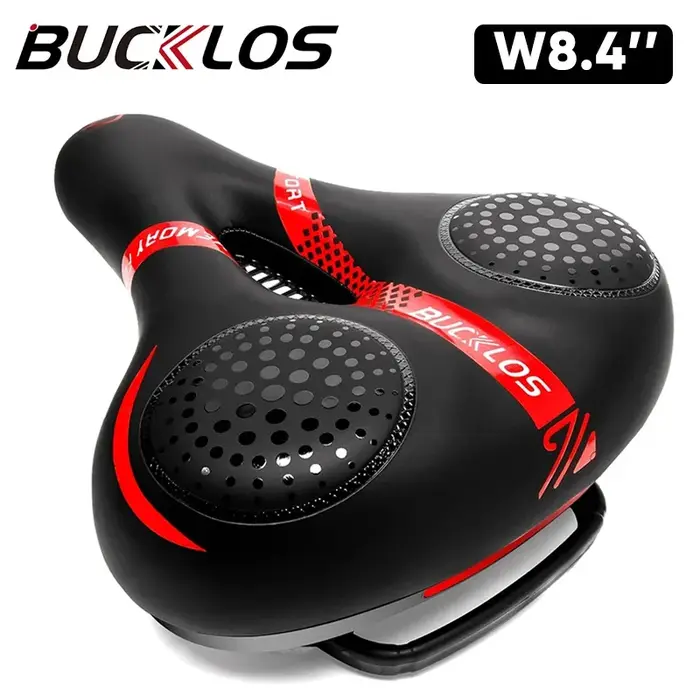 BUCKLOS siège de selle de vélo surdimensionné ergonomique confortable siège de cyclisme longue Dista