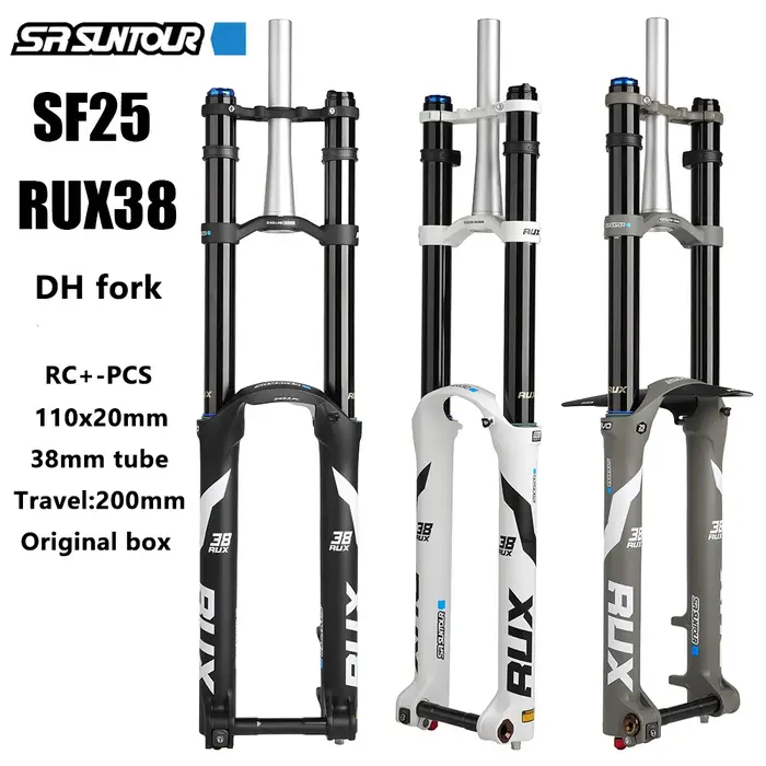 SUNTOUR RUX38 fourche avant de vélo de montagne 29 pouces 200mm voyage DH Double Suspension d'épaule