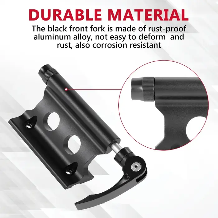 Support universel de fourche de vélo avant + support de roue arrière