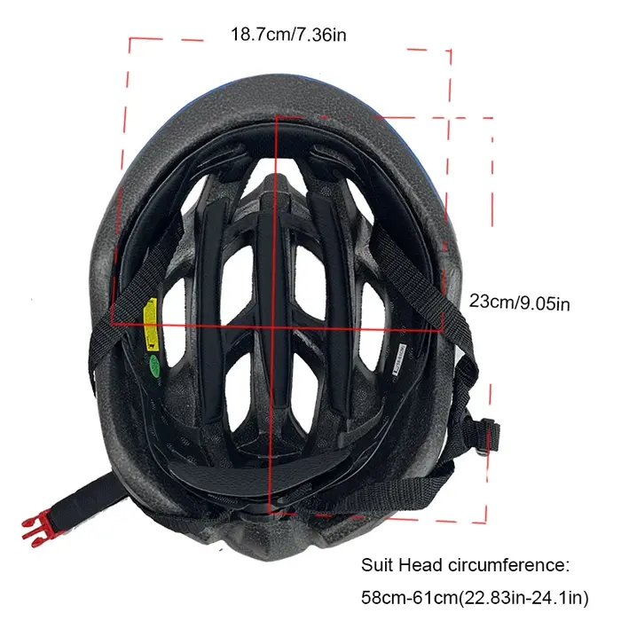 Grand casque de vélo de route léger pour adultes