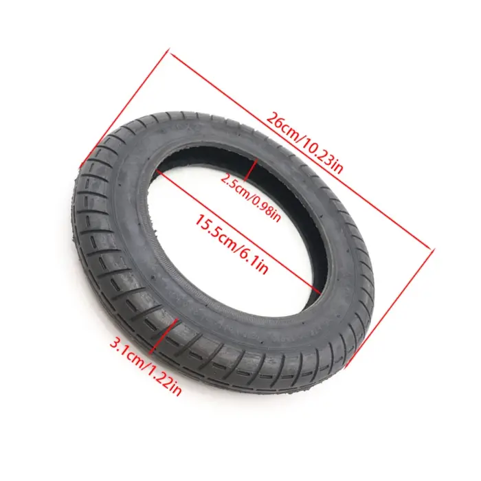 Pneu de rechange pour trottinette Xiaomi M365 10 pouces
