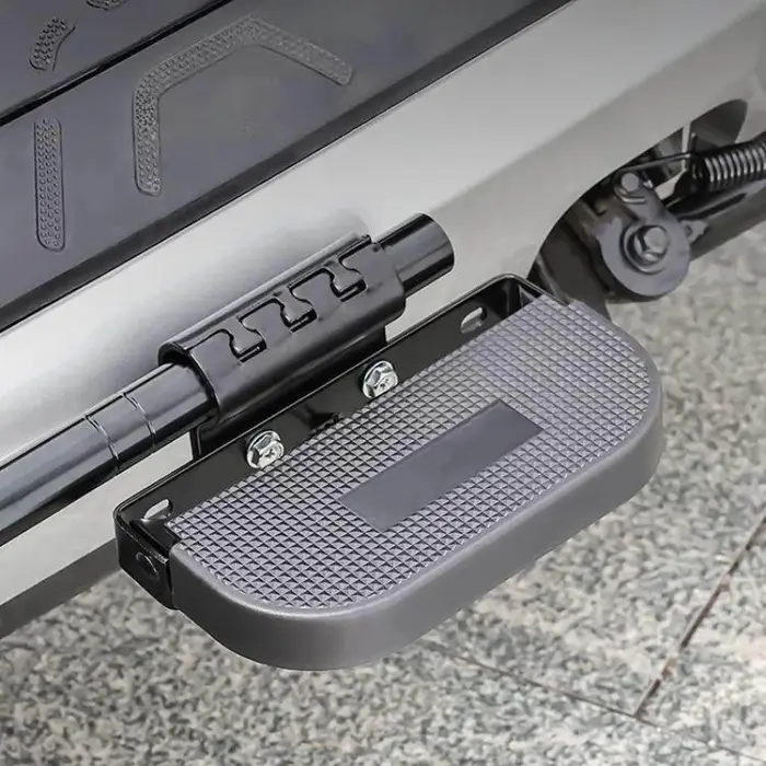 Repose-pieds pliables robustes et élargis pour moto et trottinette électrique