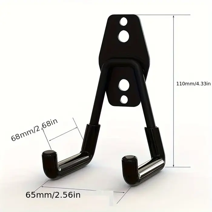 2 supports muraux pour vélos