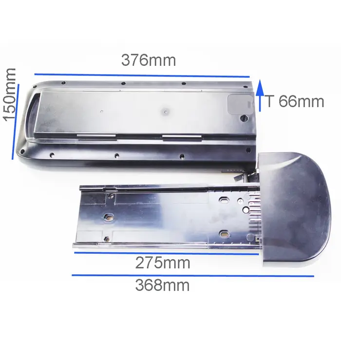 Batterie de vélo de ville de support arrière Li-ion 36V 10.4AH 12.8AH 14AH pour remplacer Phylion XH370-13J Wall-ES