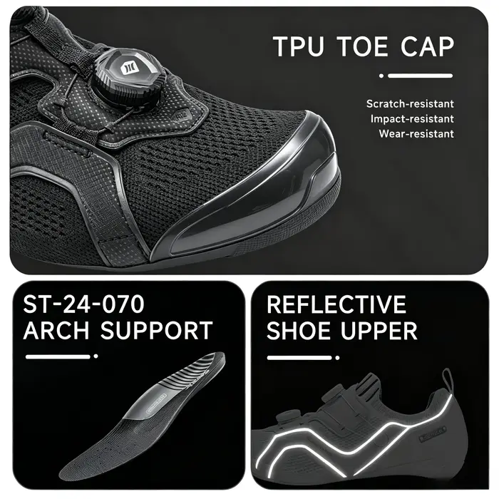 Santic – chaussures de cyclisme en fibre de carbone
