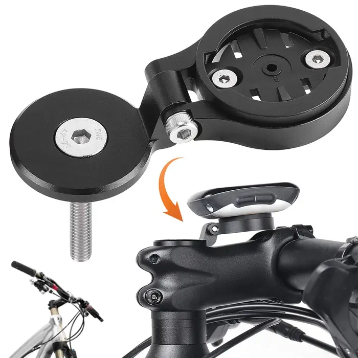 Support de fixation réglable pour ordinateur de vélo sur potence