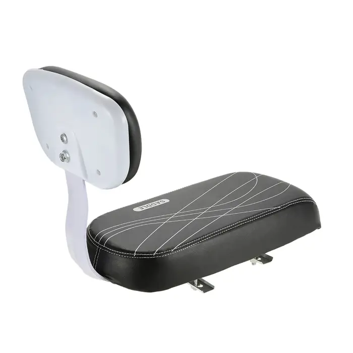 Siège arrière de vélo en cuir PU, housse de siège enfant, coussin d'assistance de vélo T1, dégager arrière, accessoires de subvention, pièces de vélo
