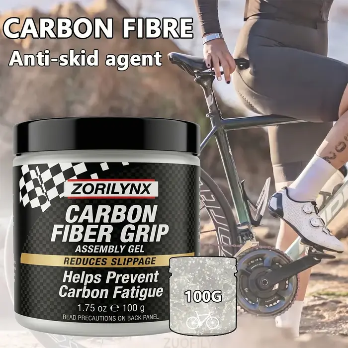 Graisse pour vélo en carbone professionnelle 100g | Pâte d'assemblage antidérapante pour réparations de vélos | Formule