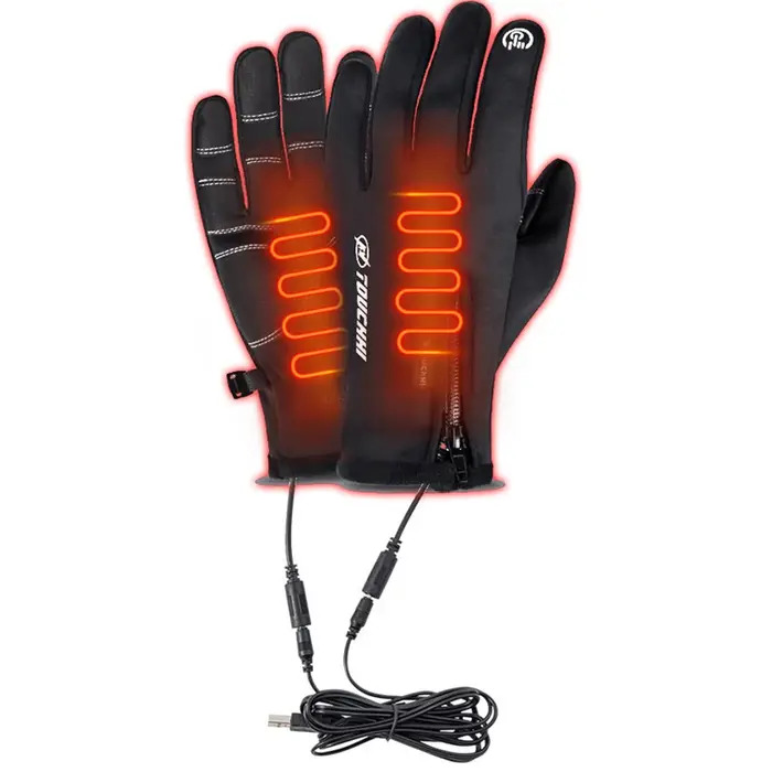 Gants de cyclisme avec prise en charge USB du bout des doigts et des écrans tactiles, mitaines de co