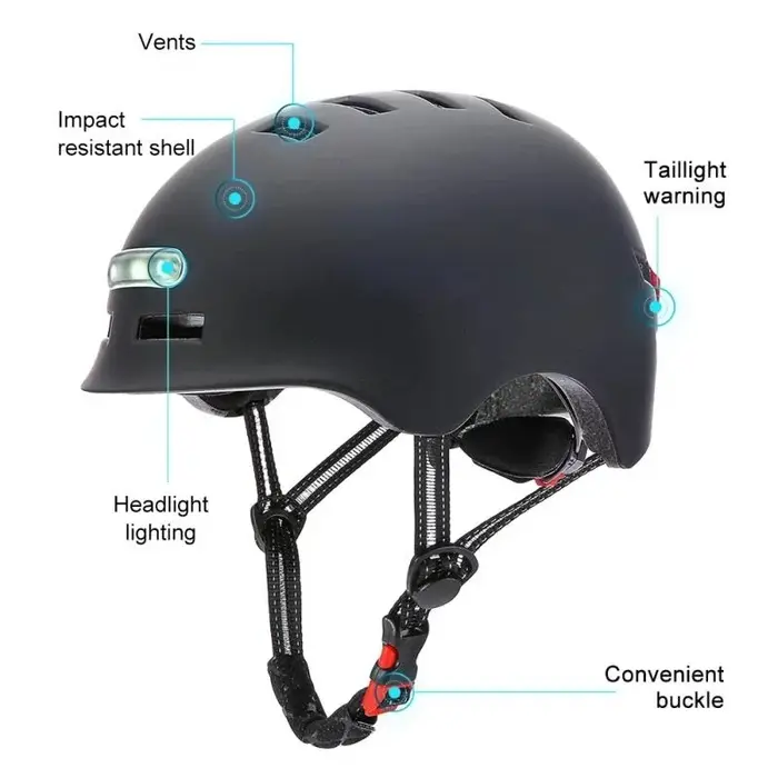 Lampe de casque de vélo ultralégère