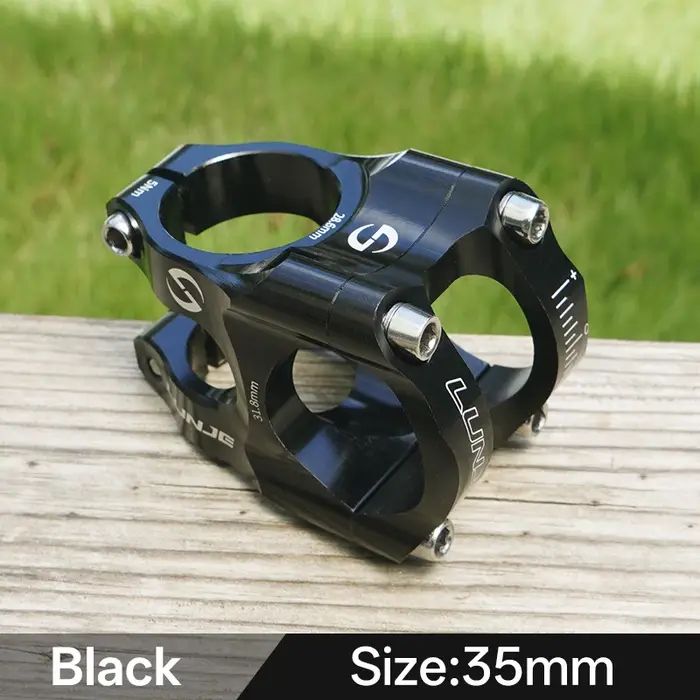 LUNJE tige de guidon 35mm pont CNC tige de vélo pont de VTT 31.8 tige de cyclisme Riser Table vtt pu
