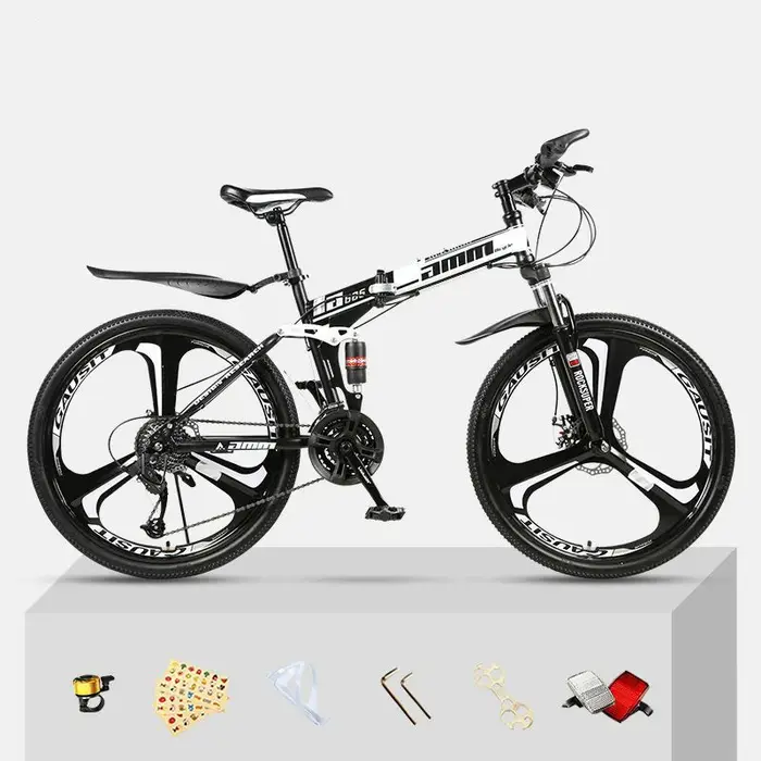 Vélo de route adulte à Suspension complète 21 vitesses vélo de vélo pliable de 26 pouces