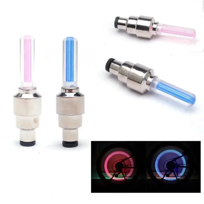 2 pièces lumières de vélo capteur de mouvement LED lumières avec piles pour route vtt VTT pneu pneu 
