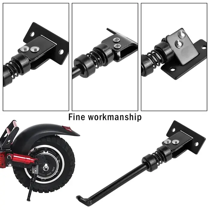 Support de pied pour Scooter électrique 10/8 pouces, Support de stationnement latéral en alliage d'a