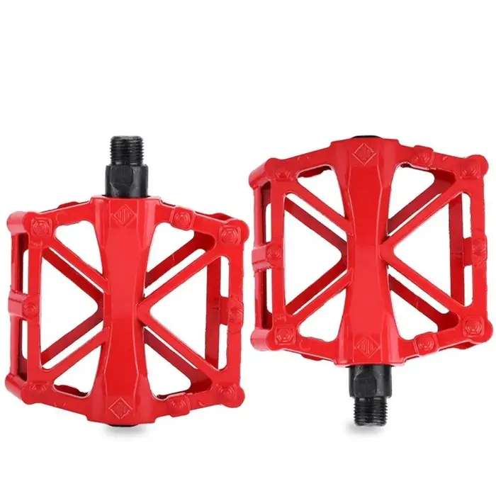 1 paire de pédales de vélo à double roulement en alliage d'aluminium