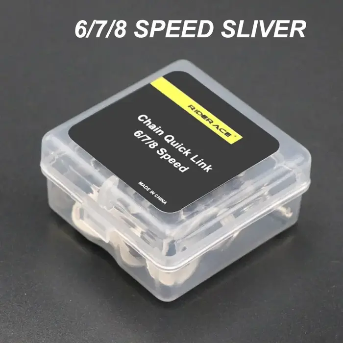 5 paires de joints de connecteur de maillon de chaîne de vélo, boutons magiques, maillons principaux