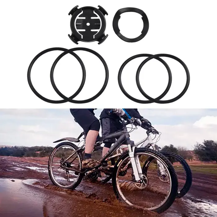 Ensemble de support d'ordinateur de vélo, équipement de cyclisme de remplacement ABS + caoutchouc bo