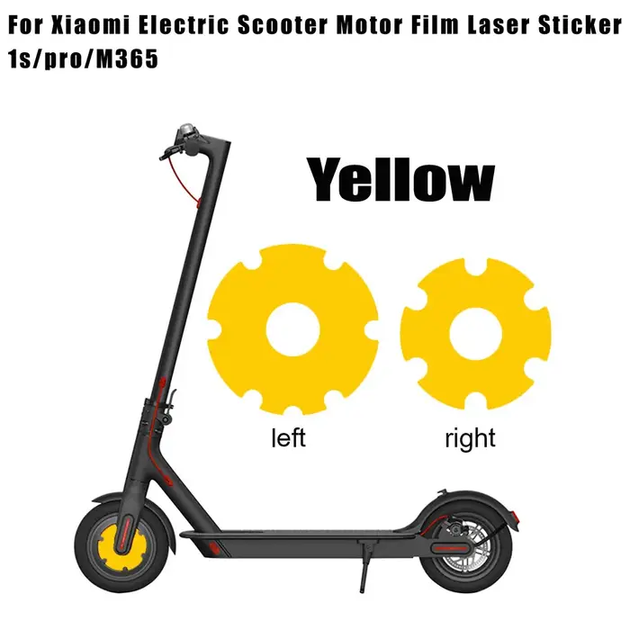 Autocollant de roue avant de Scooters