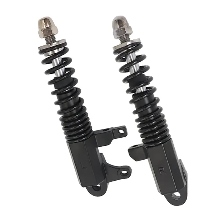 Amortisseur 10 pouces Scooter électrique fourche avant choc hydraulique roue antichoc ressort rebond