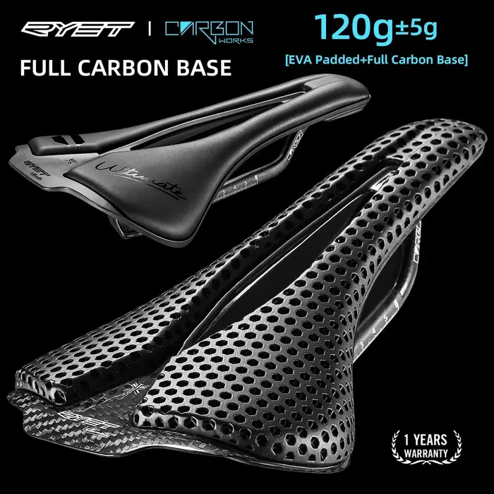 RYET-Selle de vélo imprimée en 3D, coussin en carbone, siège de vélo pour VTT, gravier, route, acces