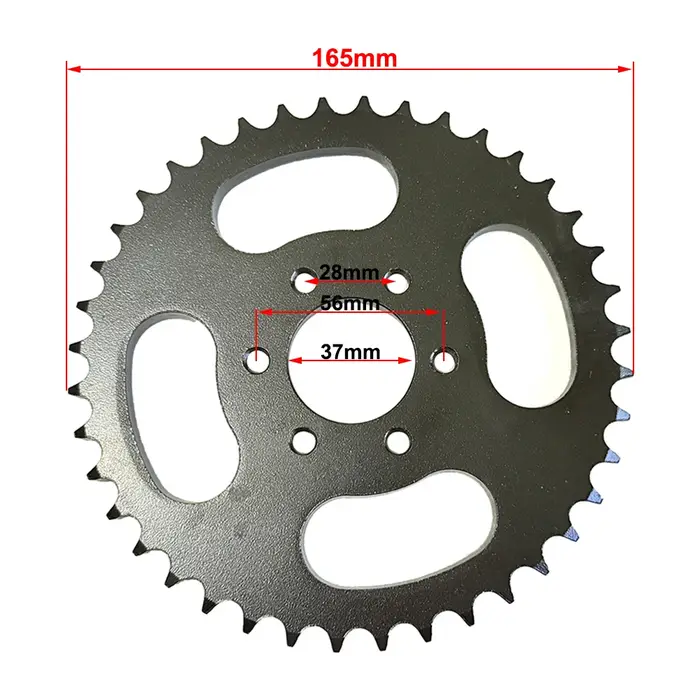 Kit de chaîne 428-104L 14T 15T 16T 17T pignon avant 40T