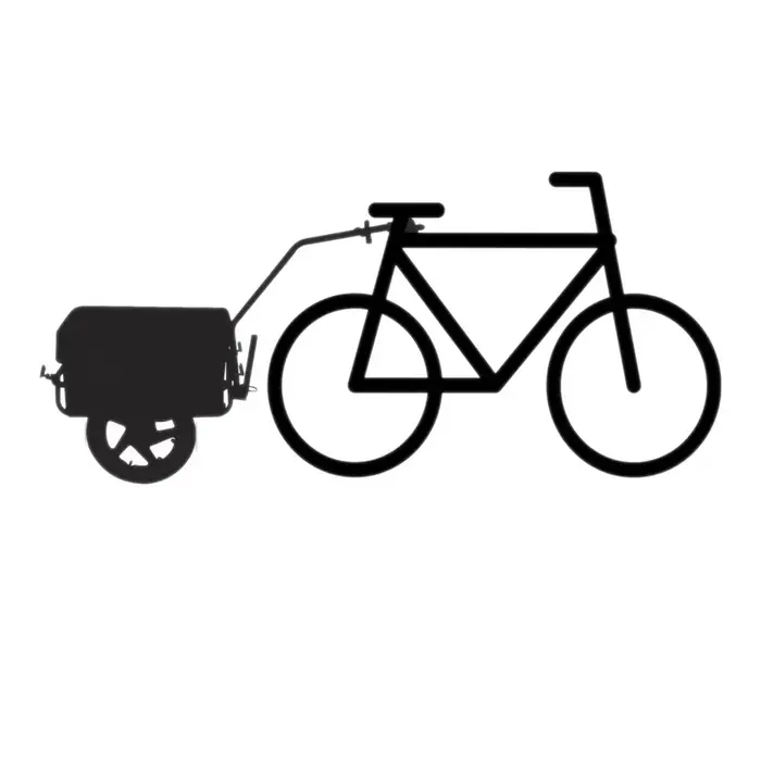 ALWAYSME-Remorque pour vélo, remorque cargo