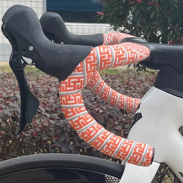 1 paire de rubans de guidon tressés pour vélo de route