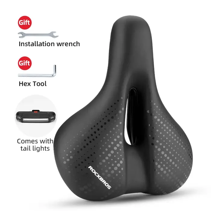 Selles en cuir pour vélo de montagne avec selle