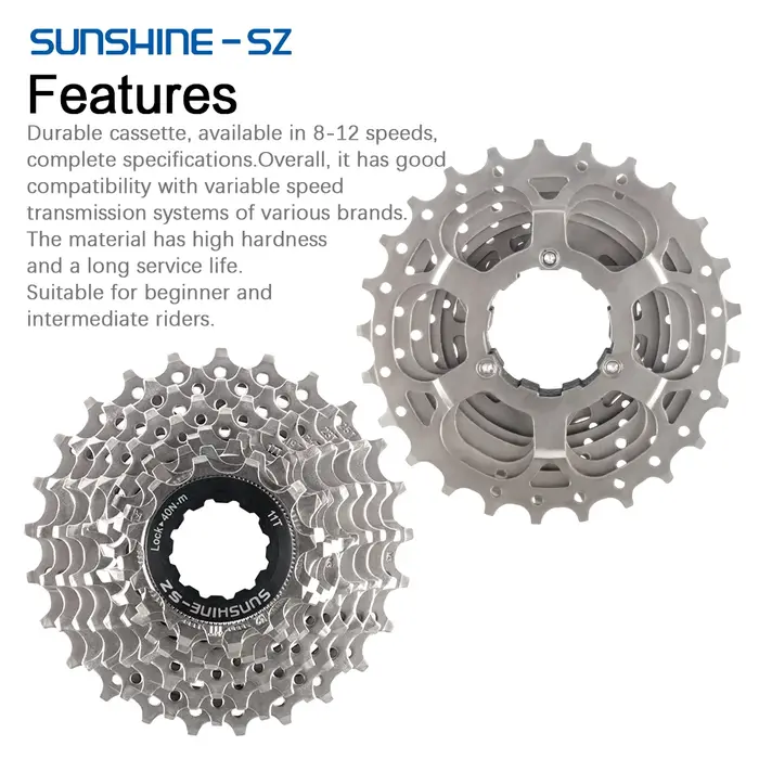 Sunshine – Cassette de vélo de route