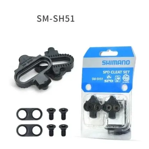 Pédales Shimano SPD SM SH51 SH56, caleçons de vélo de montagne VTT, caleçons de cyclisme