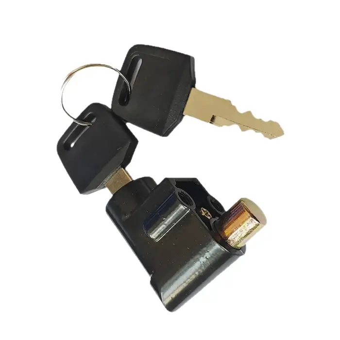 Boîte de sécurité pour batterie avec serrure et 2 clés