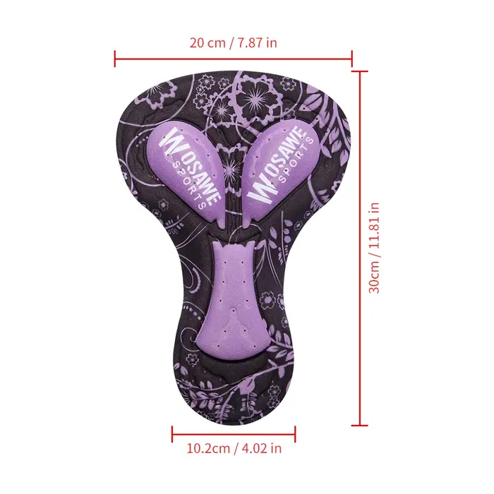 WOSAWE short de cyclisme coussin bricolage