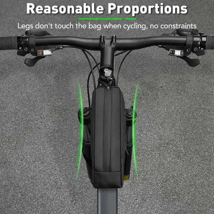 Sac étanche ultraléger de grande capacité pour cadre supérieur avant de vélo
