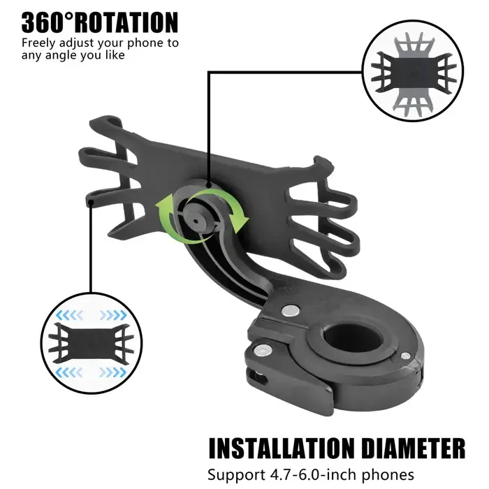 Support de téléphone pour Scooter électrique Xiaomi Mi3 M365 4 pro pro2 1S universel pour Ninebot Max G30 G30D F40 ES1