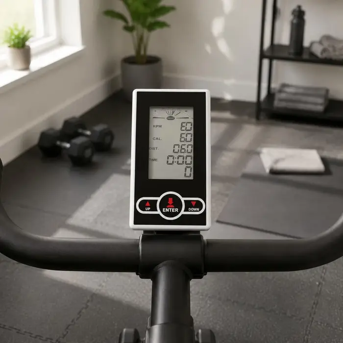 Afficheur de temps pour vélo elliptique