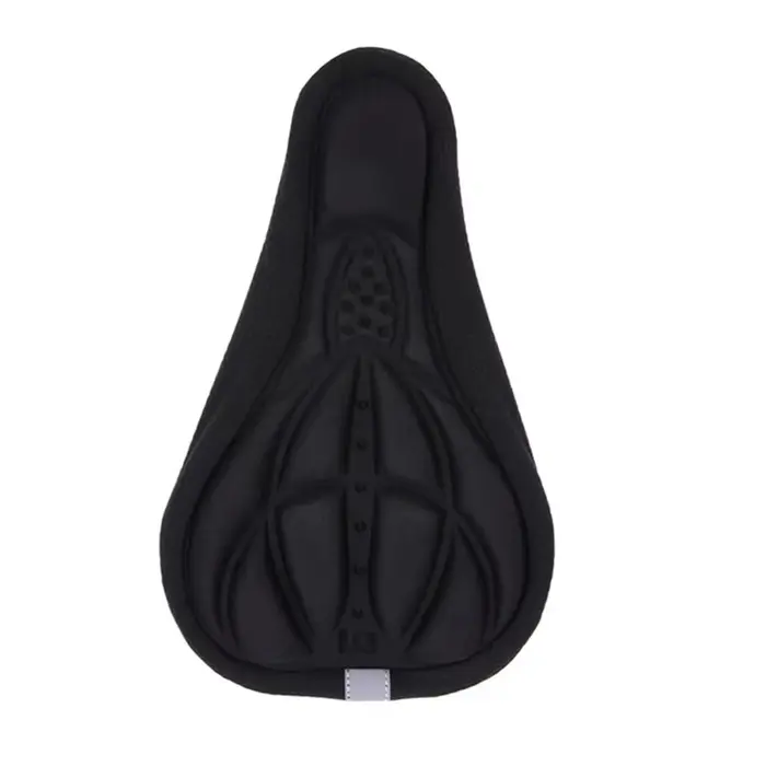 1 housse de selle de vélo rembourrée 3D en mousse gel large pour VTT, vélos de route et vélos d'exer