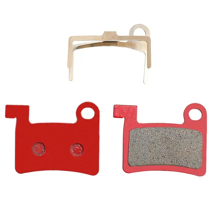 Paire de plaquettes de frein à disque haute teneur en cuivre pour vélo électrique Elida LBN rouge performance tout-terrain longue distance