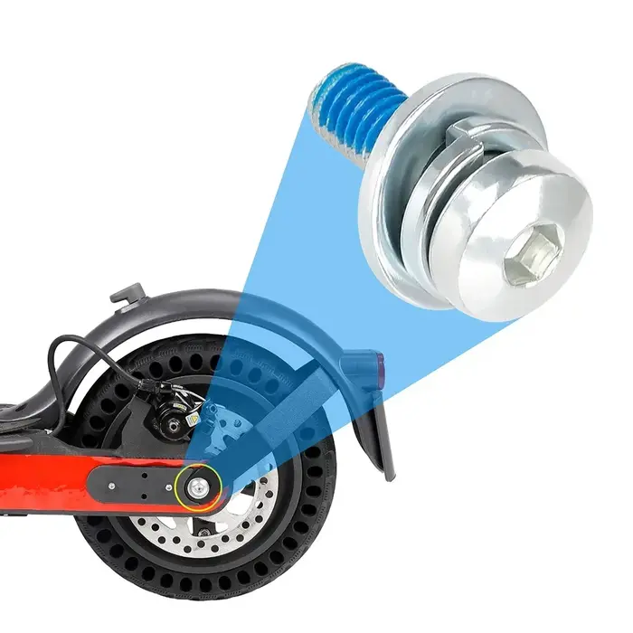 2 1 paire de vis à boulon fixe pour roue arrière de Scooter électrique