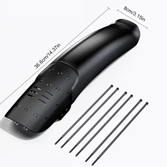 Garde-boue avant et arrière de vélo léger, garde-boue de roue de vélo de montagne réglable, coque rigide, accessoires de cyclisme