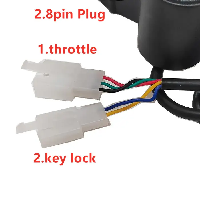 Contrôleur sans balais pour vélo électrique, accélérateur et frein pour vélo électrique, scooter, moteur de moto, 48V, 60V, 64V, 1500W