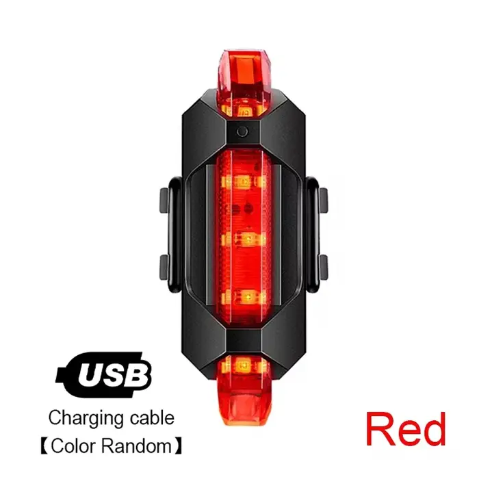 Ensemble de feux avant de vélo avec feu arrière, Rechargeable par USB, facile à installer, 3 Modes, 