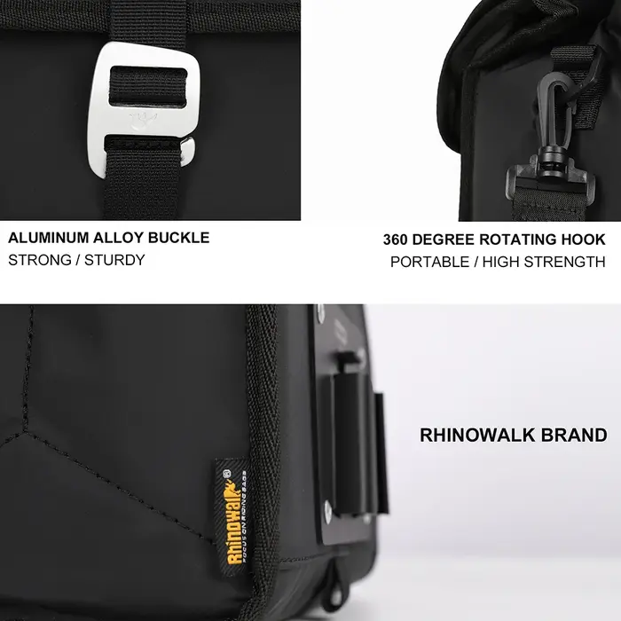 Bal inowalk-Sac de guidon de vélo, grande capacité, étanche, isolé, initié, mini sacoche avant Velo