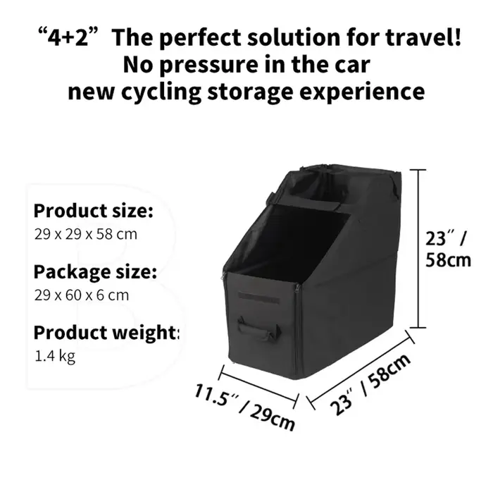 Boîte de rangement de vélo pliante Portable pour Brompton