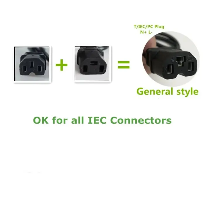 Chargeur rapide 60V 67.2V/5A pour vélo électrique 16S 60V, chargeur de batterie au lithium, connecteur IEC/PC, forte Dissipation thermique