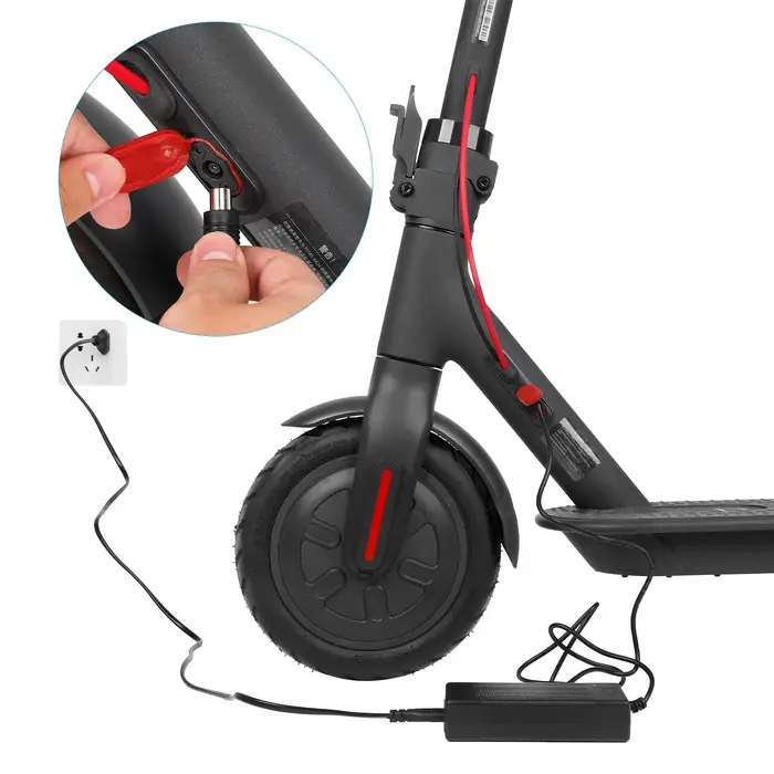 Chargeur de batterie pour Scooter électrique, AC 110V-220V, DC42V 2A, pour Xiaomi M365, Hoverboard a