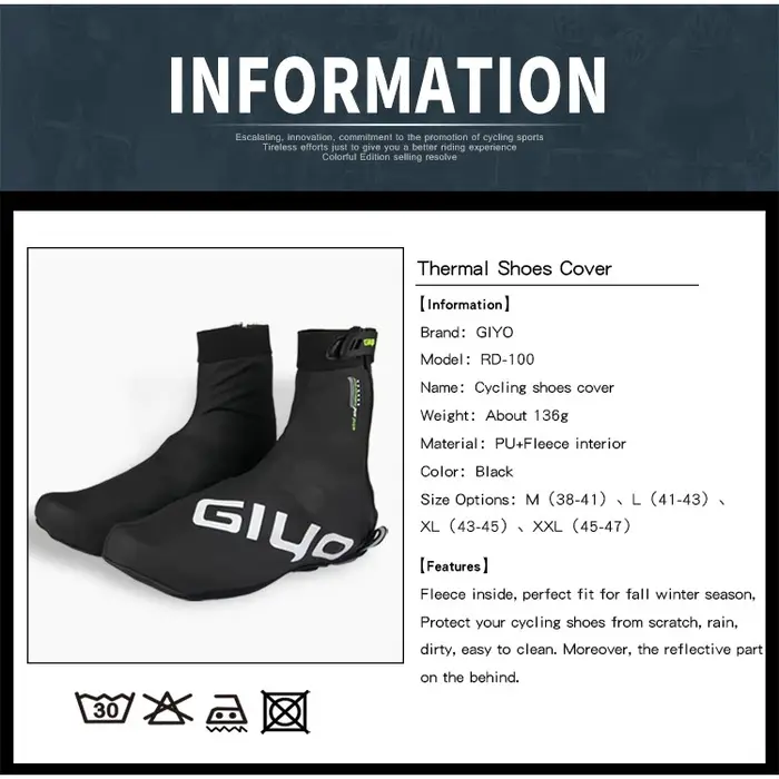 GIYO hiver cyclisme couvre-chaussures femmes hommes chaussures couverture vtt vélo de route course