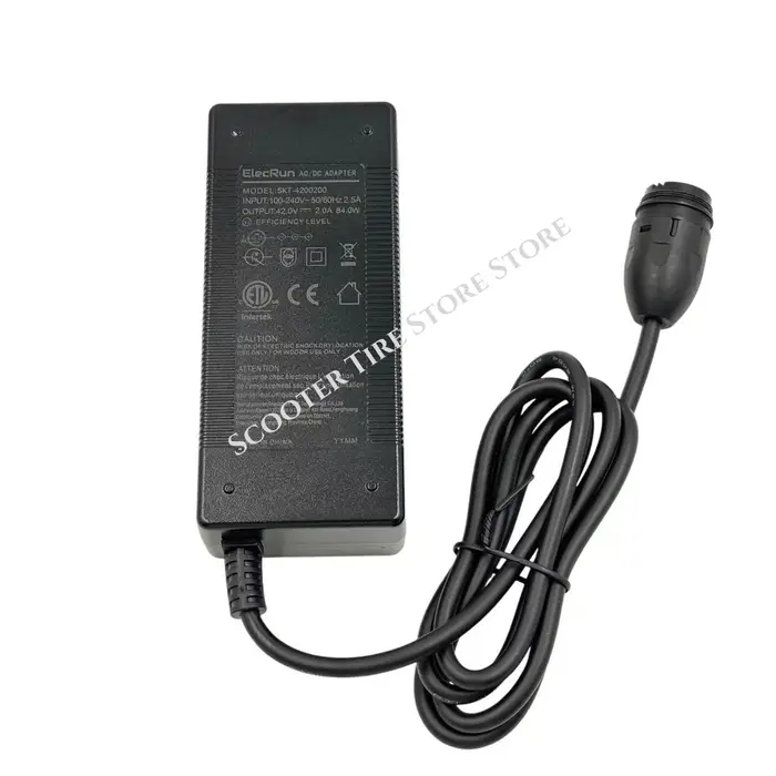 Chargeur Li-Ion Elecrun 42V 2A pour vélo électrique spécialisé à prise Rosenberger-chargeur de batterie