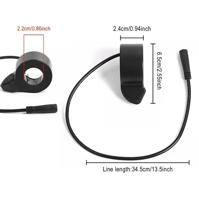 Accélérateur à pouce pour trottinette électrique Super 73 Miami