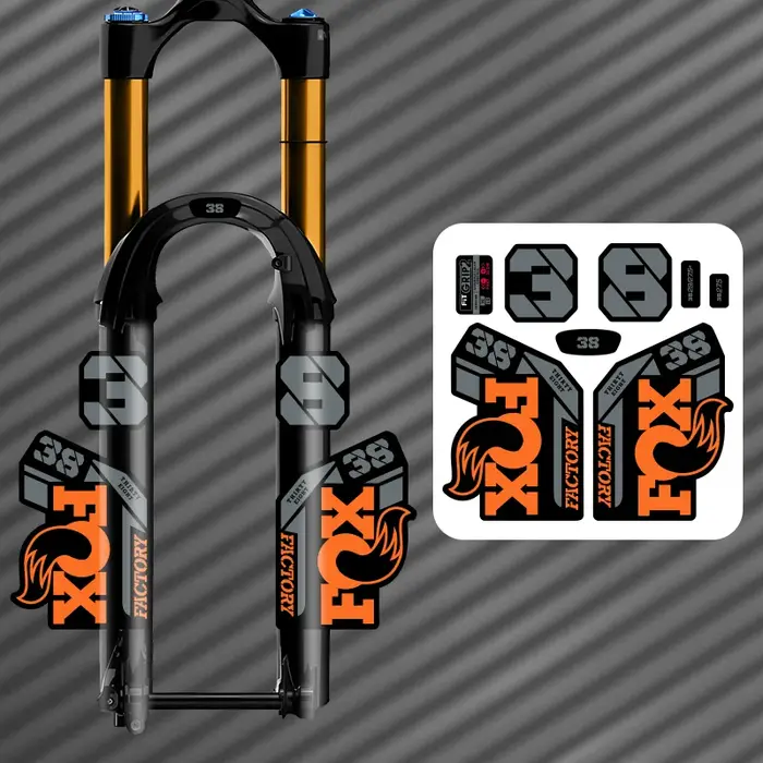 ENDURO autocollants de fourche avant pour vtt vélo qualité vélo décalcomanies bricolage AM DH fourch