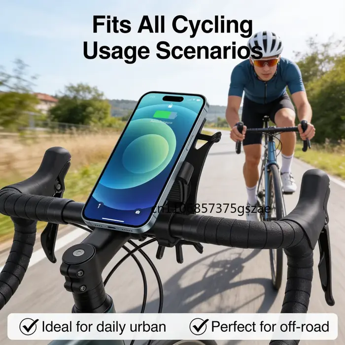 Support de téléphone portable pour vélo, support de téléphone portable pour moto, support de téléphone pour iPhone Samsung Xiaomi Gsm Houder Fiets